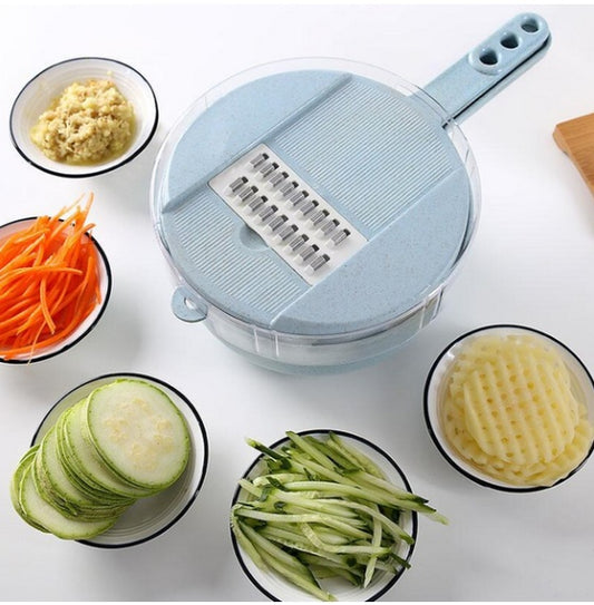 8 In 1 Vegetable Slicer. Potato Peeler, Carrot Onion Grater With Strainer. Vegetable Cutter, Kitchen Accessories